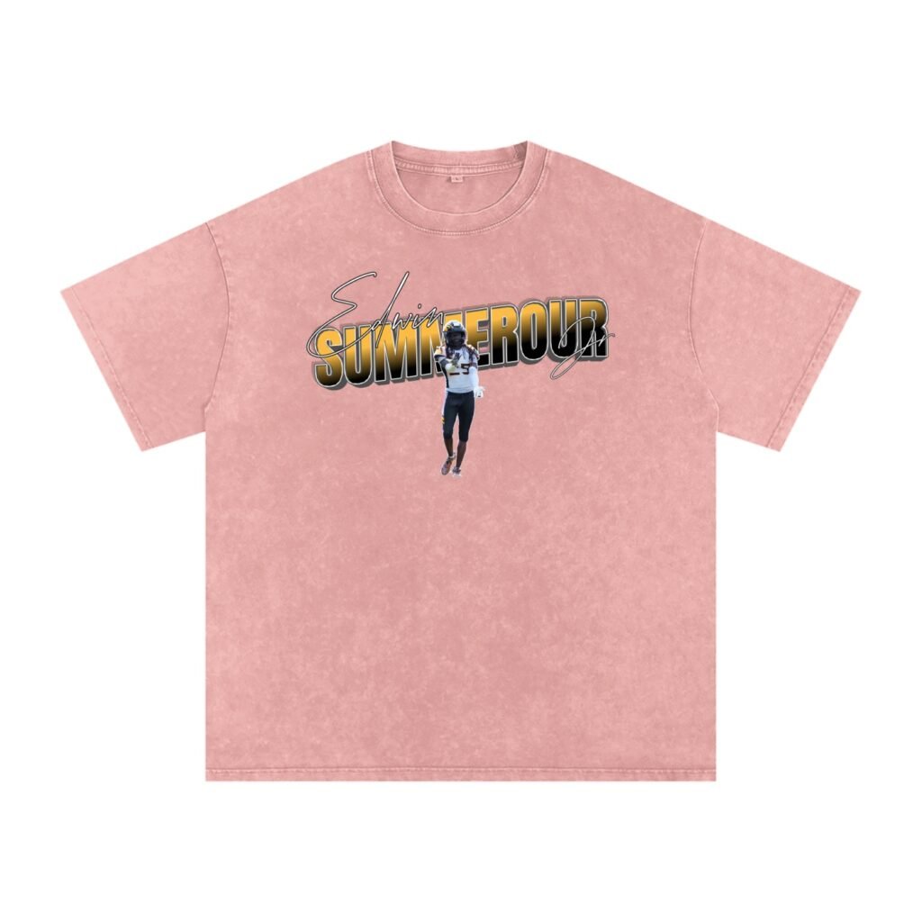 Edwin summerour jr Snow Washed Oversized TEE
