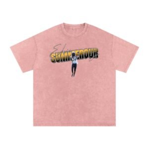 Edwin summerour jr Snow Washed Oversized TEE - Image 5
