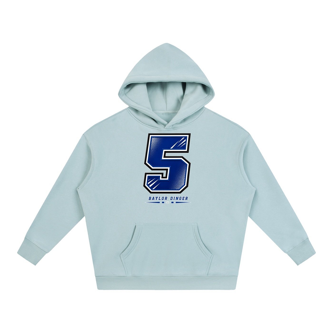 Baylor dinger Oversize Fleeced Hoodie - Image 3