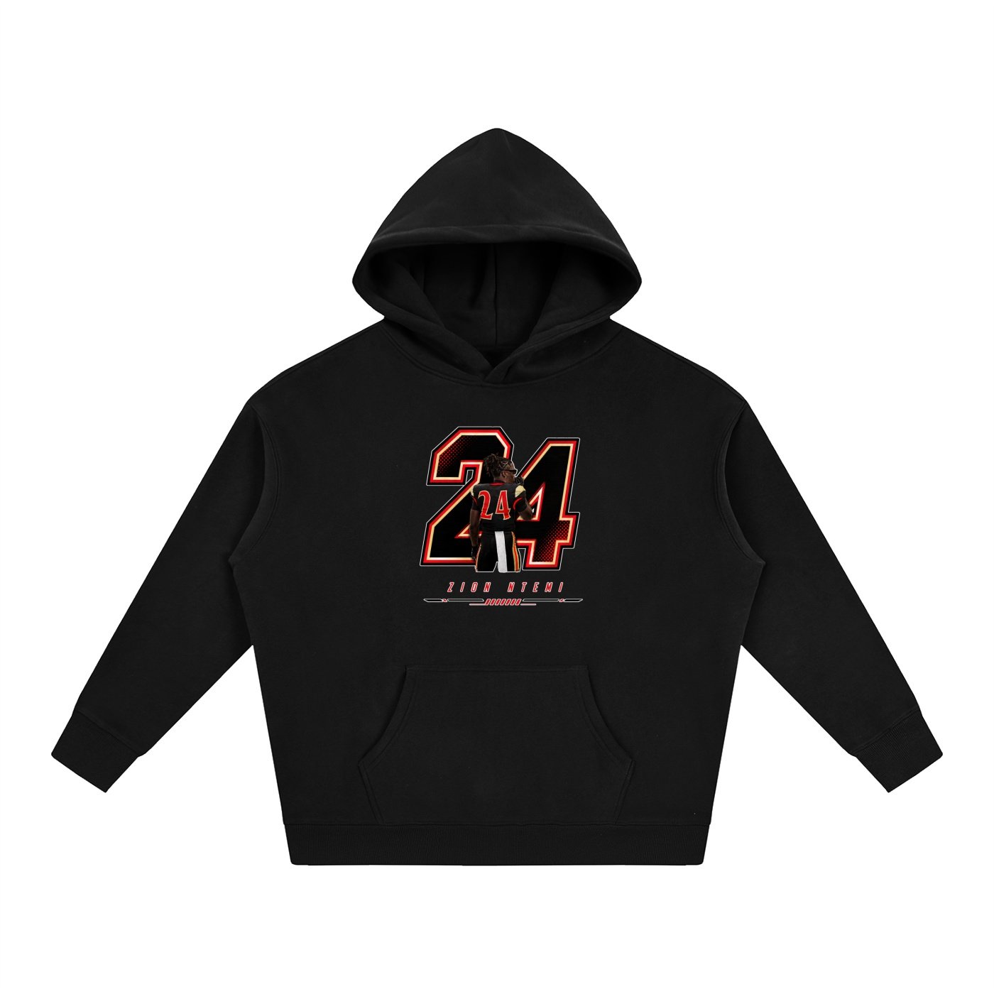Zion Ntemi Oversize Fleeced Hoodie - Image 1