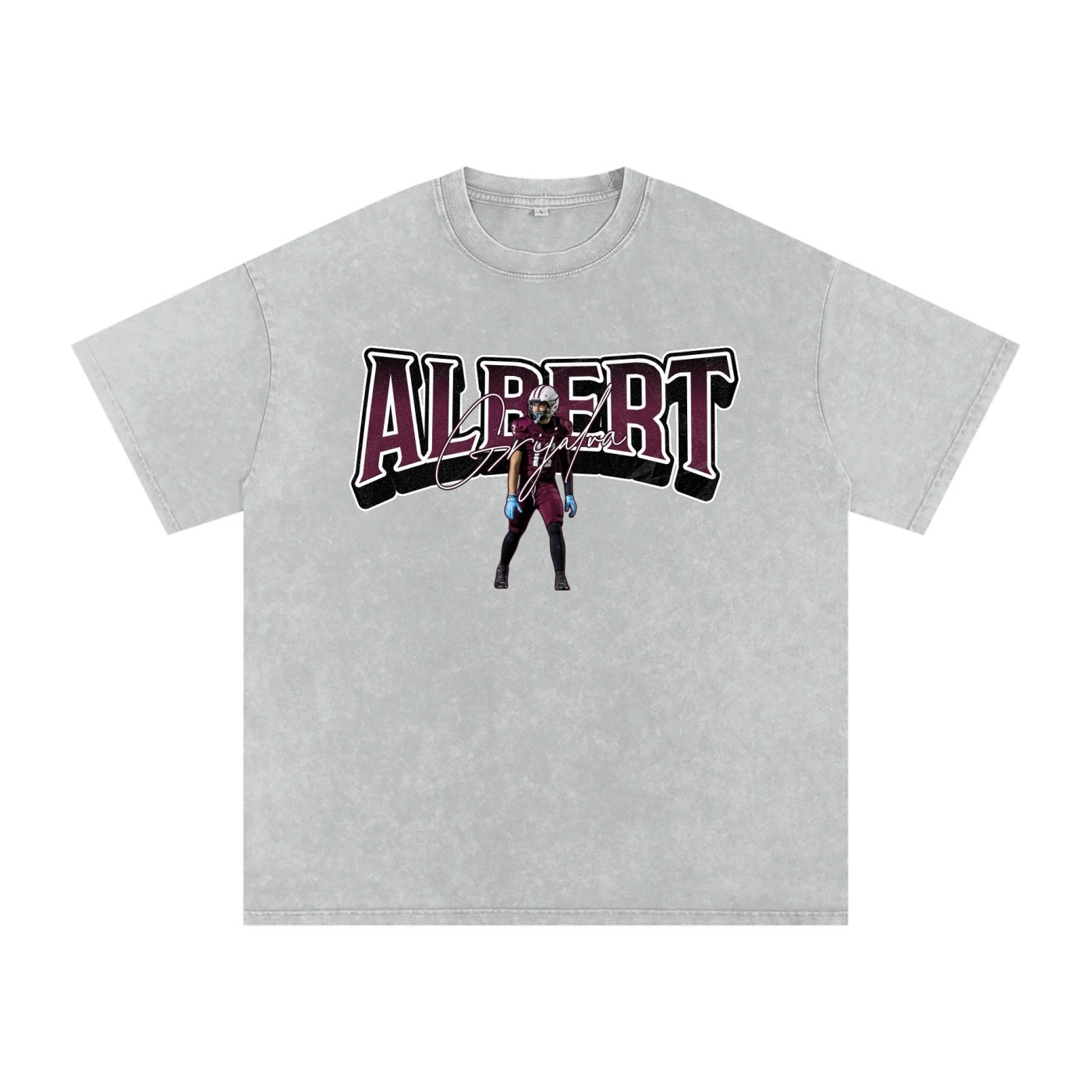 Albert Grijalva  Snow Washed Oversized TEE - Image 3
