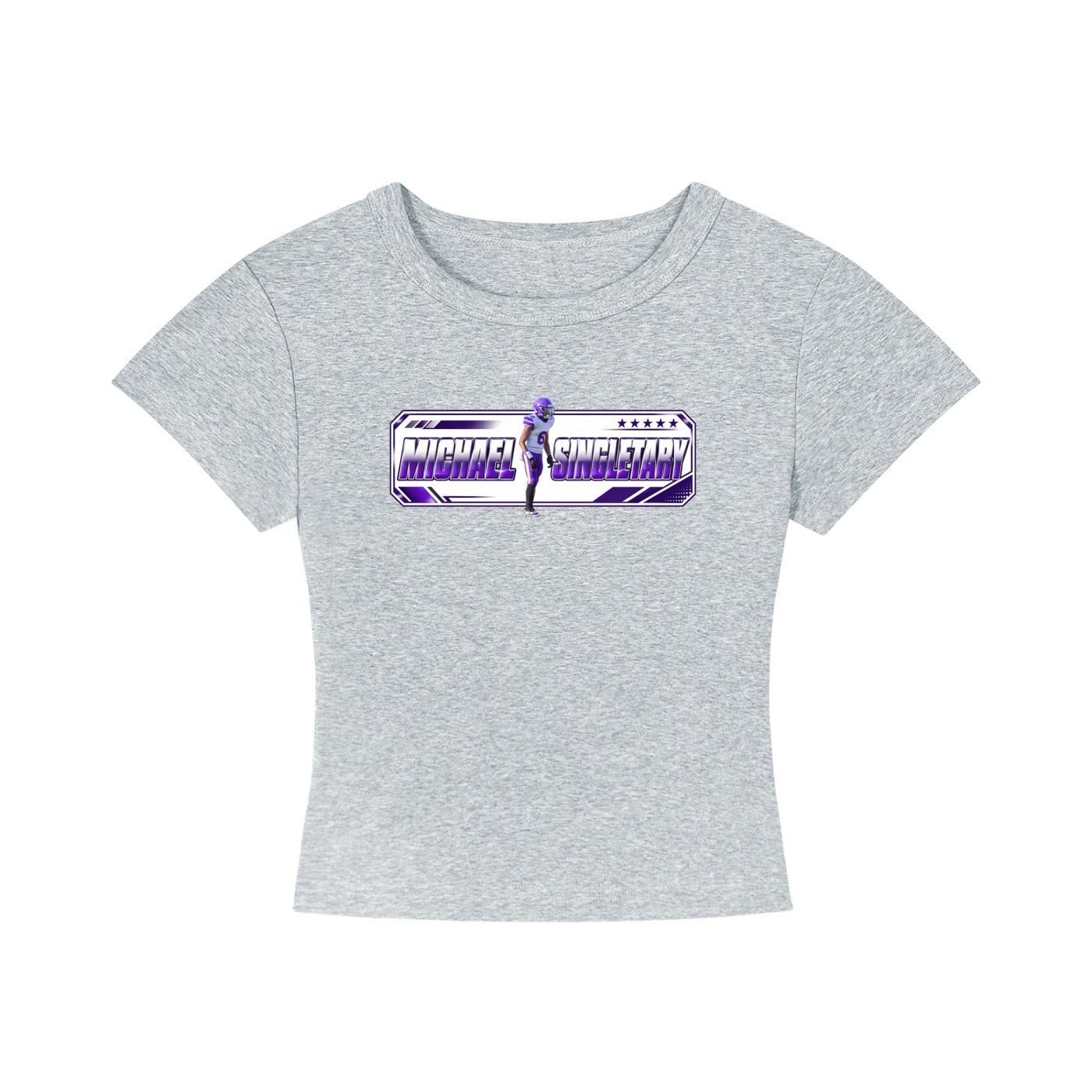Michael Singletary Women's CropTop - Image 3