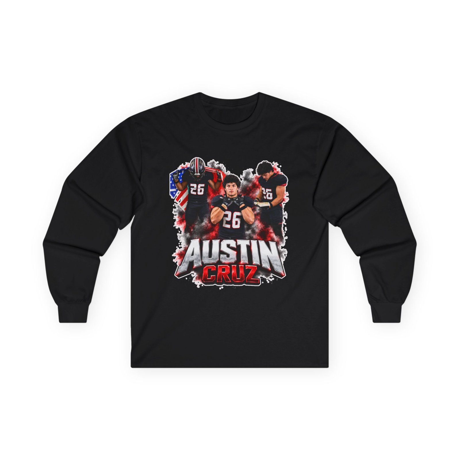 Austin Cruz Unisex Cotton Long Sleeve Tee - Image 1