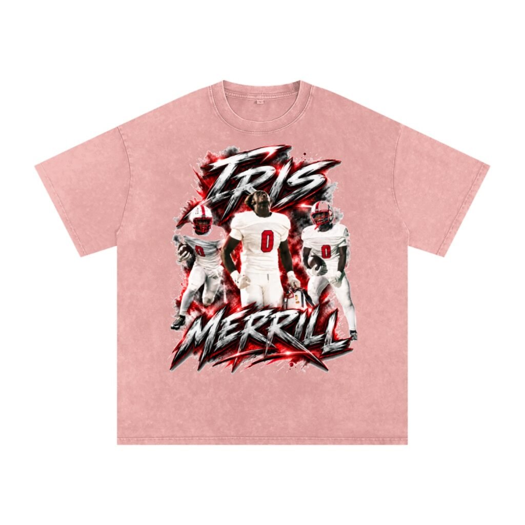 Iris Merrill Snow Washed Oversized TEE