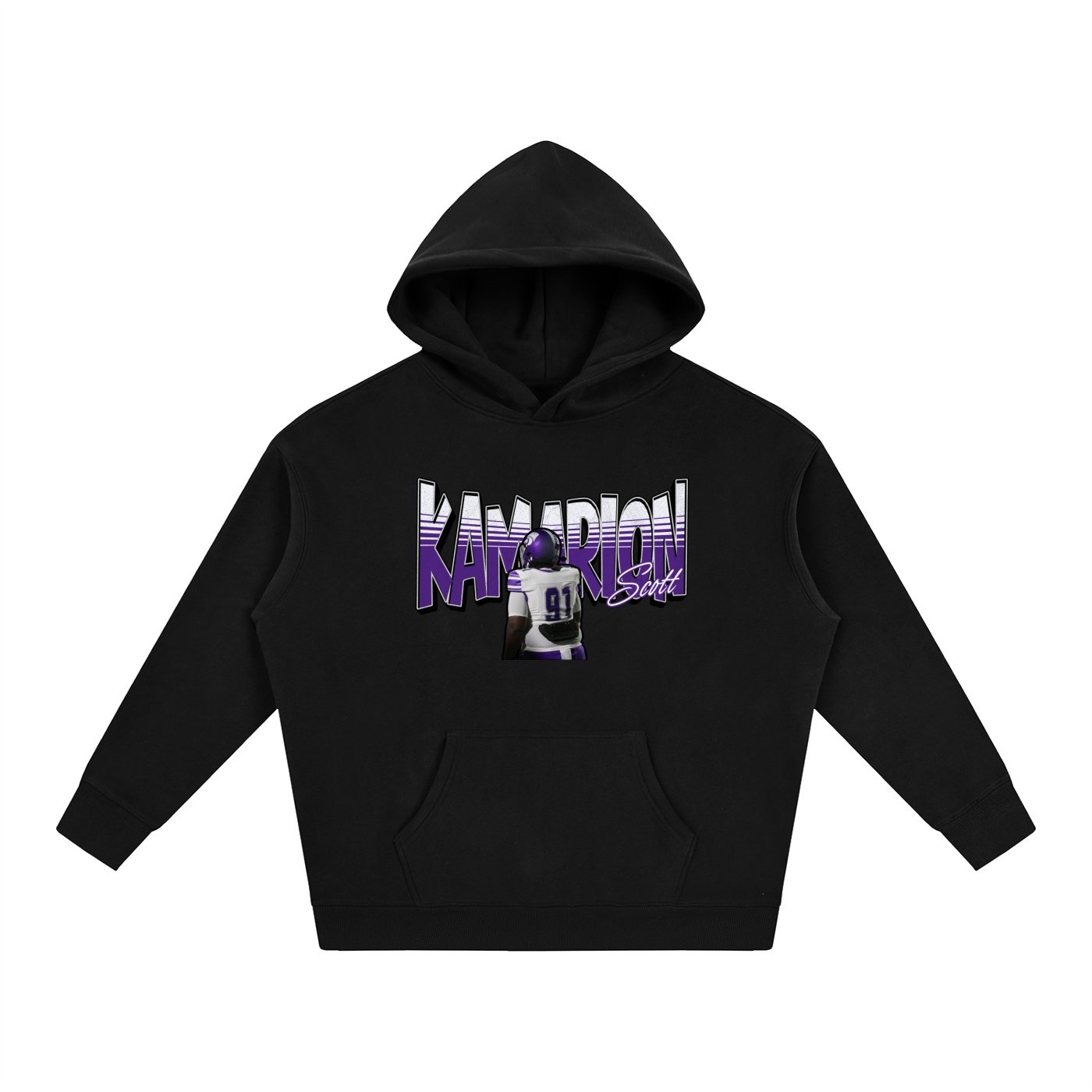 Kamarion scott   Oversize Fleeced Hoodie - Image 1