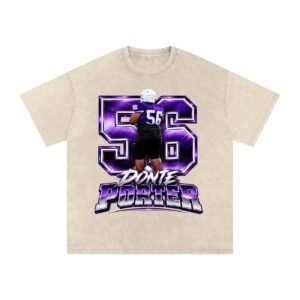 Donte Porter ll Snow Washed Oversized TEE - Image 2