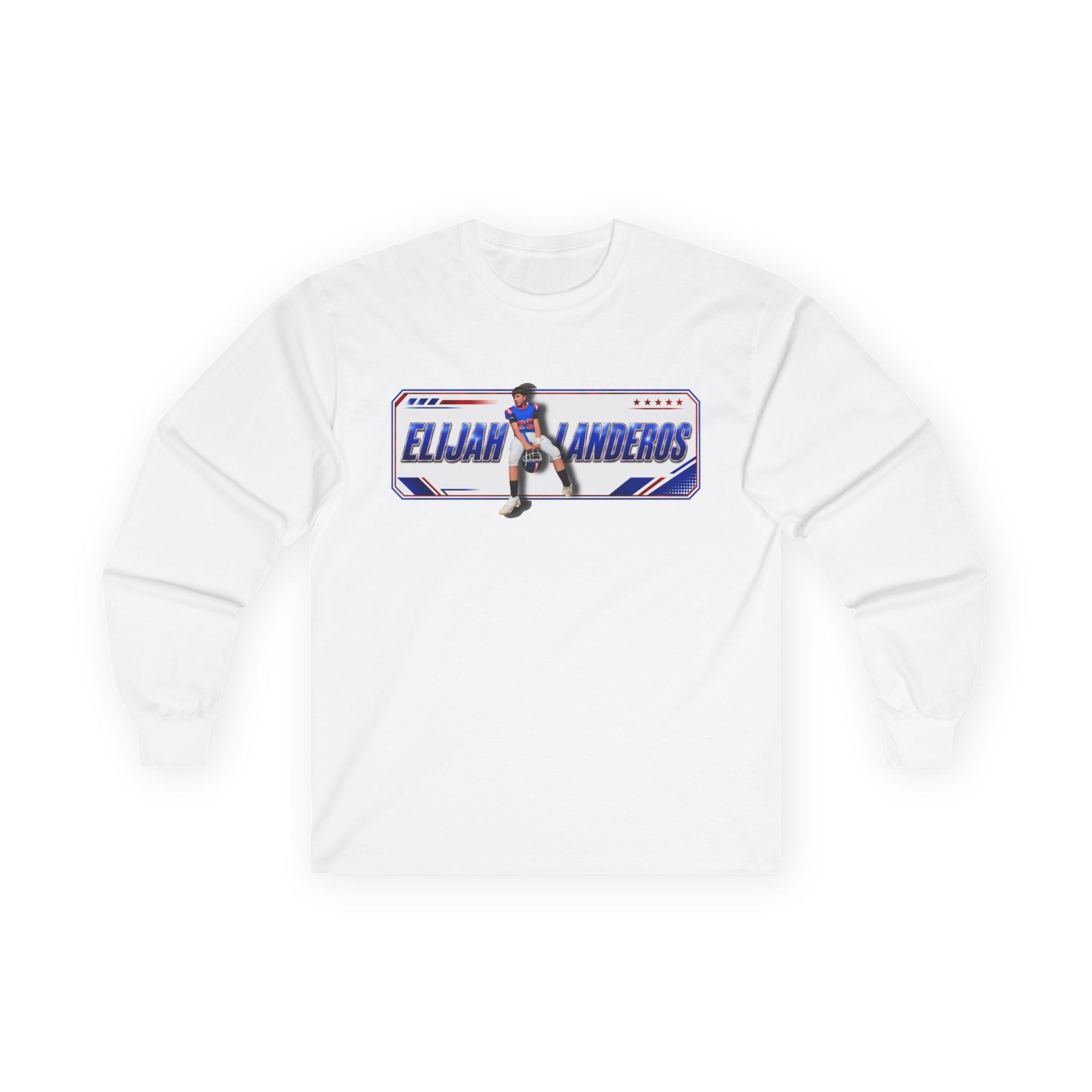 Elijah Landeros Unisex Cotton Long Sleeve Tee - Image 2