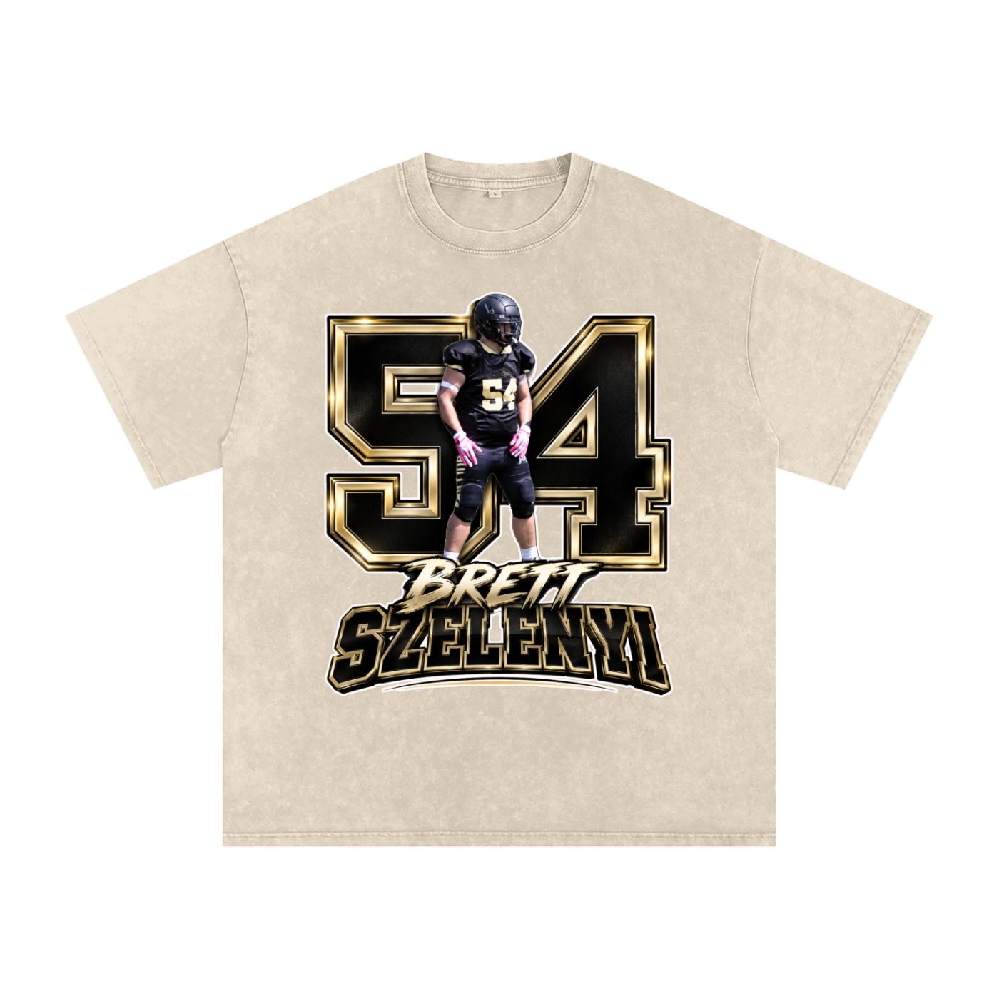 brett szelenyi Snow Washed Oversized TEE - Image 2
