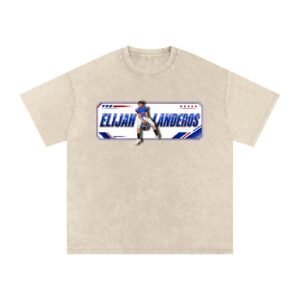 Elijah Landeros Snow Washed Oversized TEE - Image 2