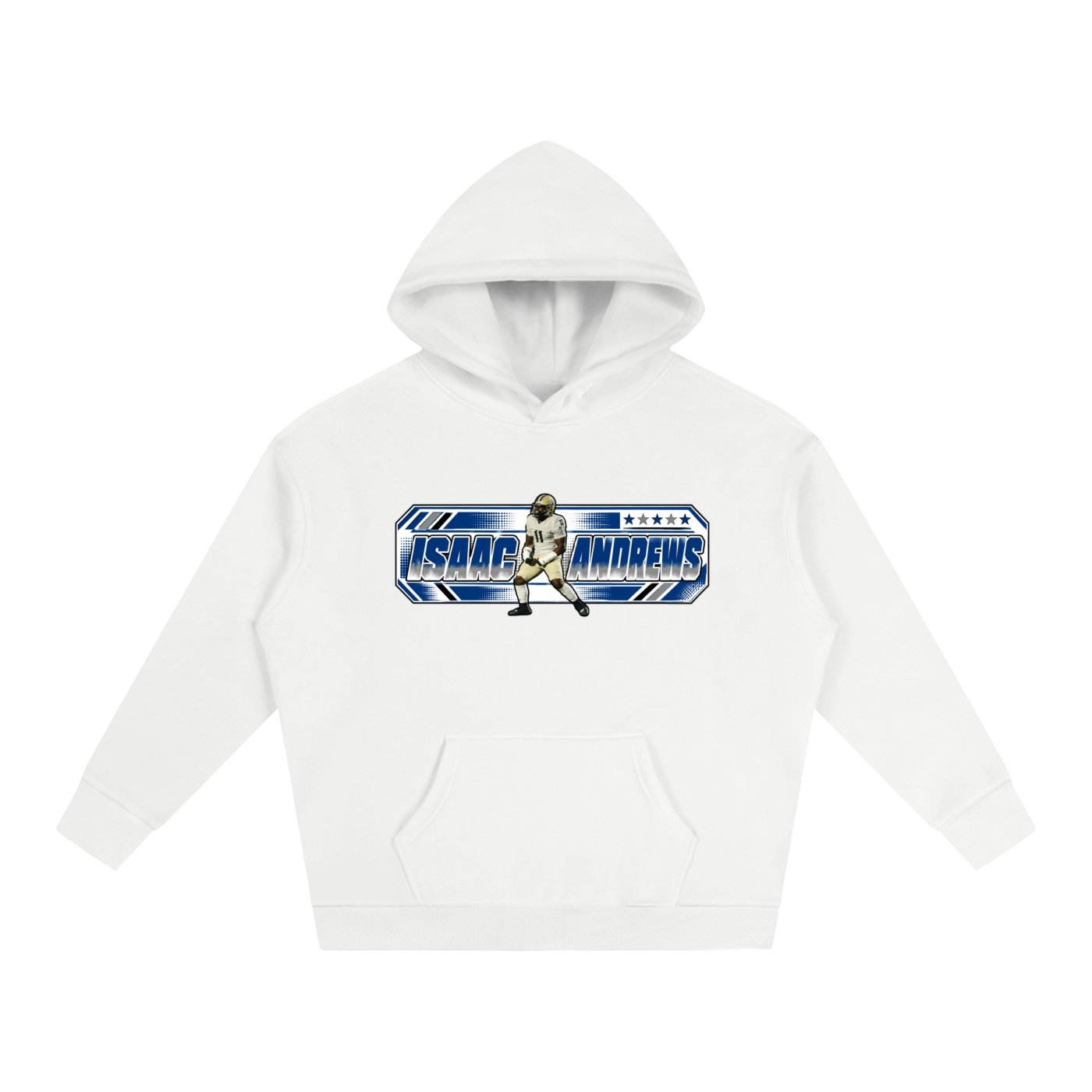 Isaac Andrews   Oversize Fleeced Hoodie - Image 2