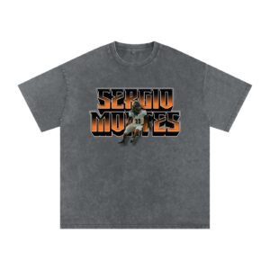 Sergio Montes Snow Washed Oversized TEE - Image 4