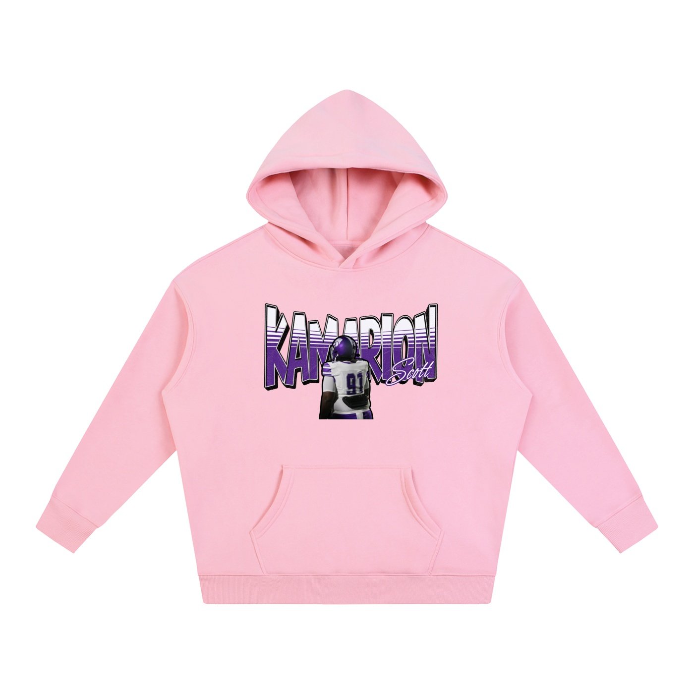 Kamarion scott   Oversize Fleeced Hoodie - Image 5