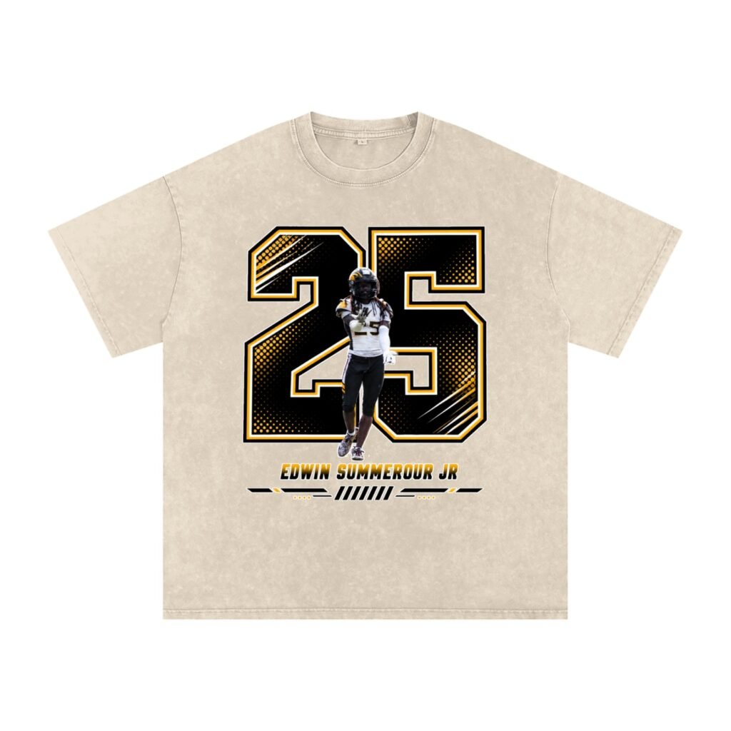 Edwin summerour jr Snow Washed Oversized TEE