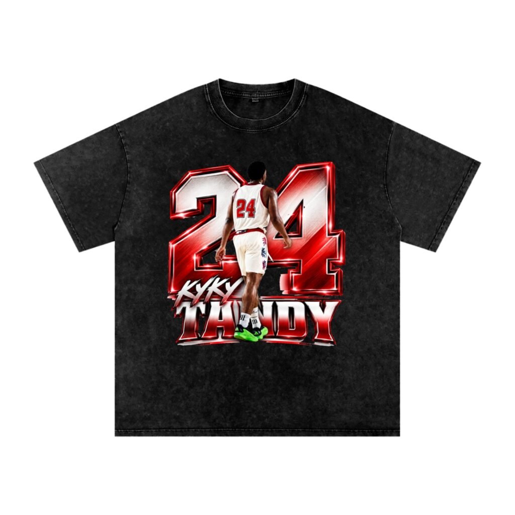 Kyky Tandy Snow Washed Oversized TEE