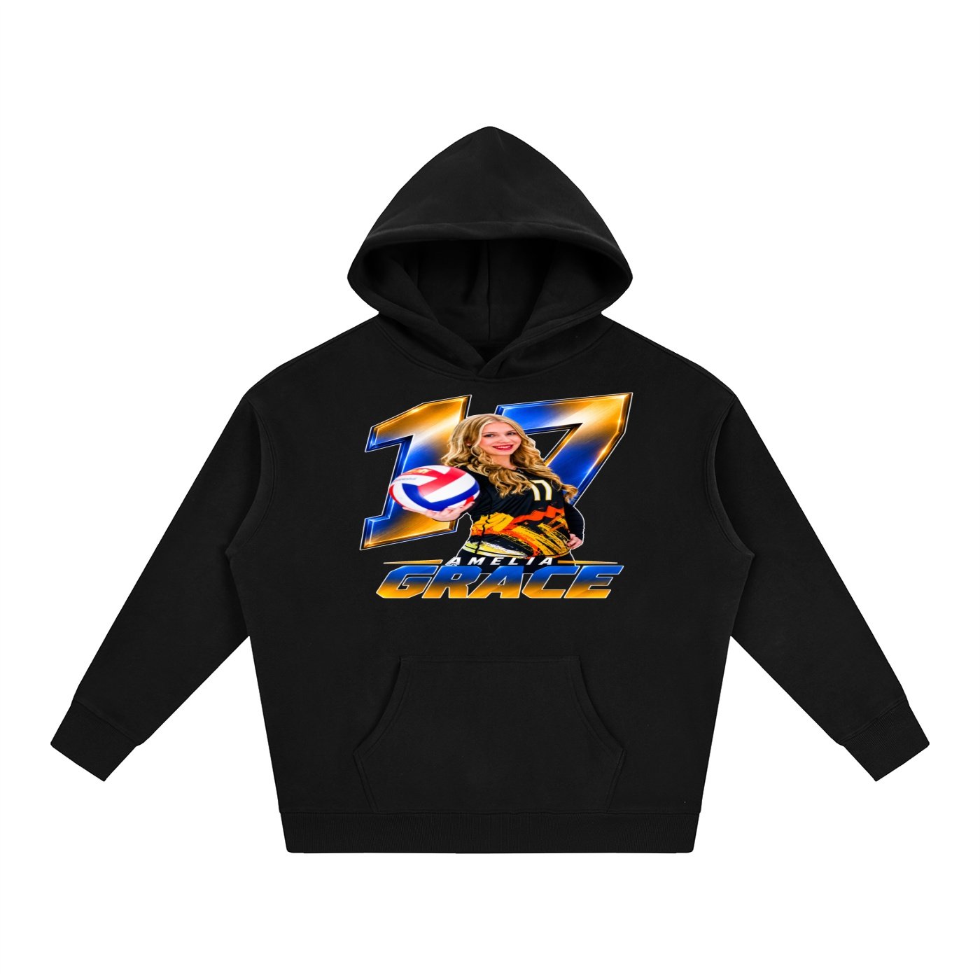 Amelia Grace Oversize Fleeced Hoodie - Image 1