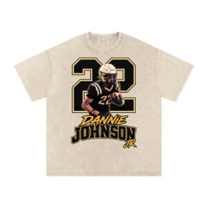 Dannie Johnson jr Snow Washed Oversized TEE - Image 2