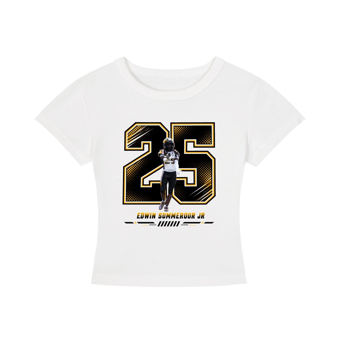 Edwin summerour jr Women's CropTop - Image 2