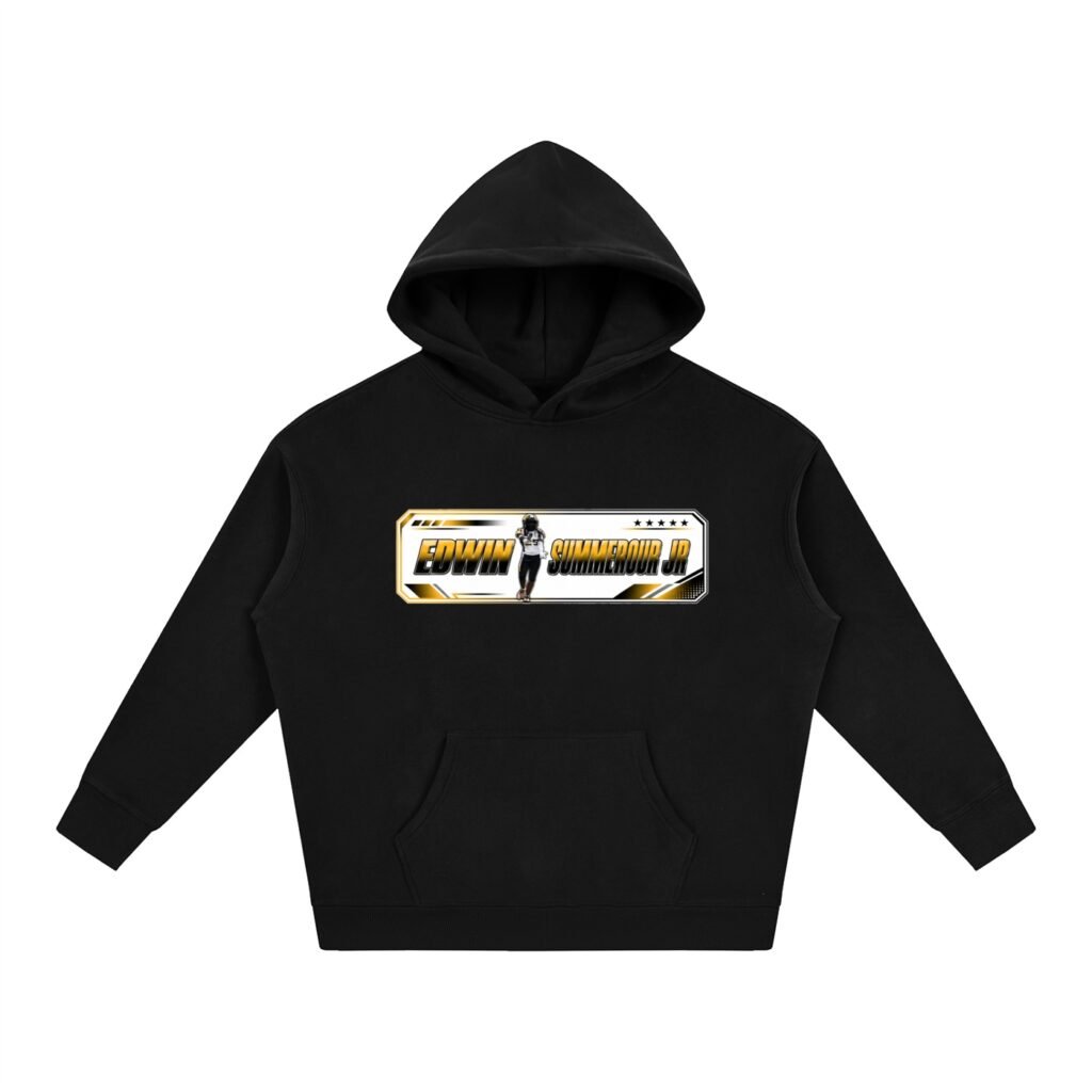 Edwin summerour jr Oversize Fleeced Hoodie