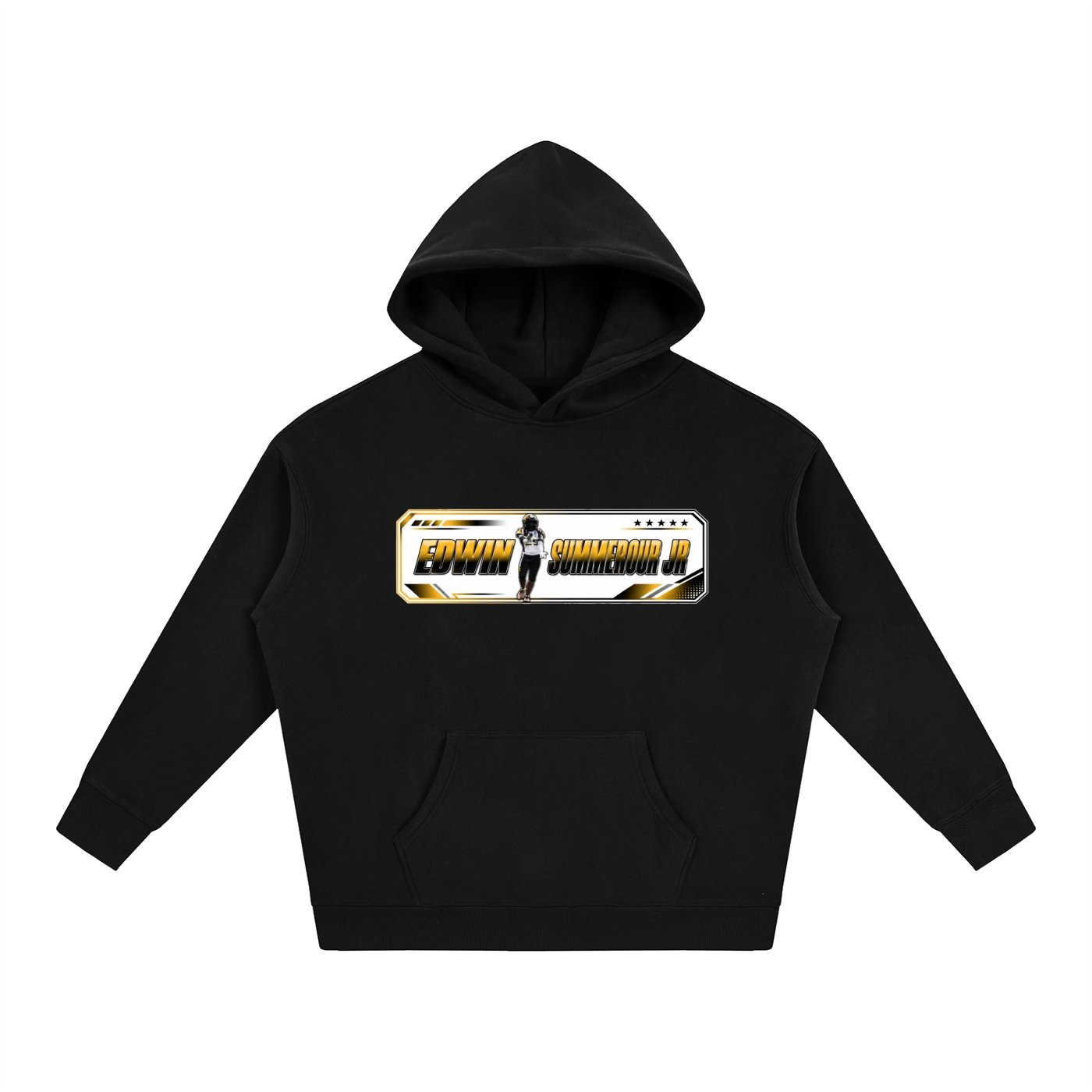 Edwin summerour jr Oversize Fleeced Hoodie - Image 1
