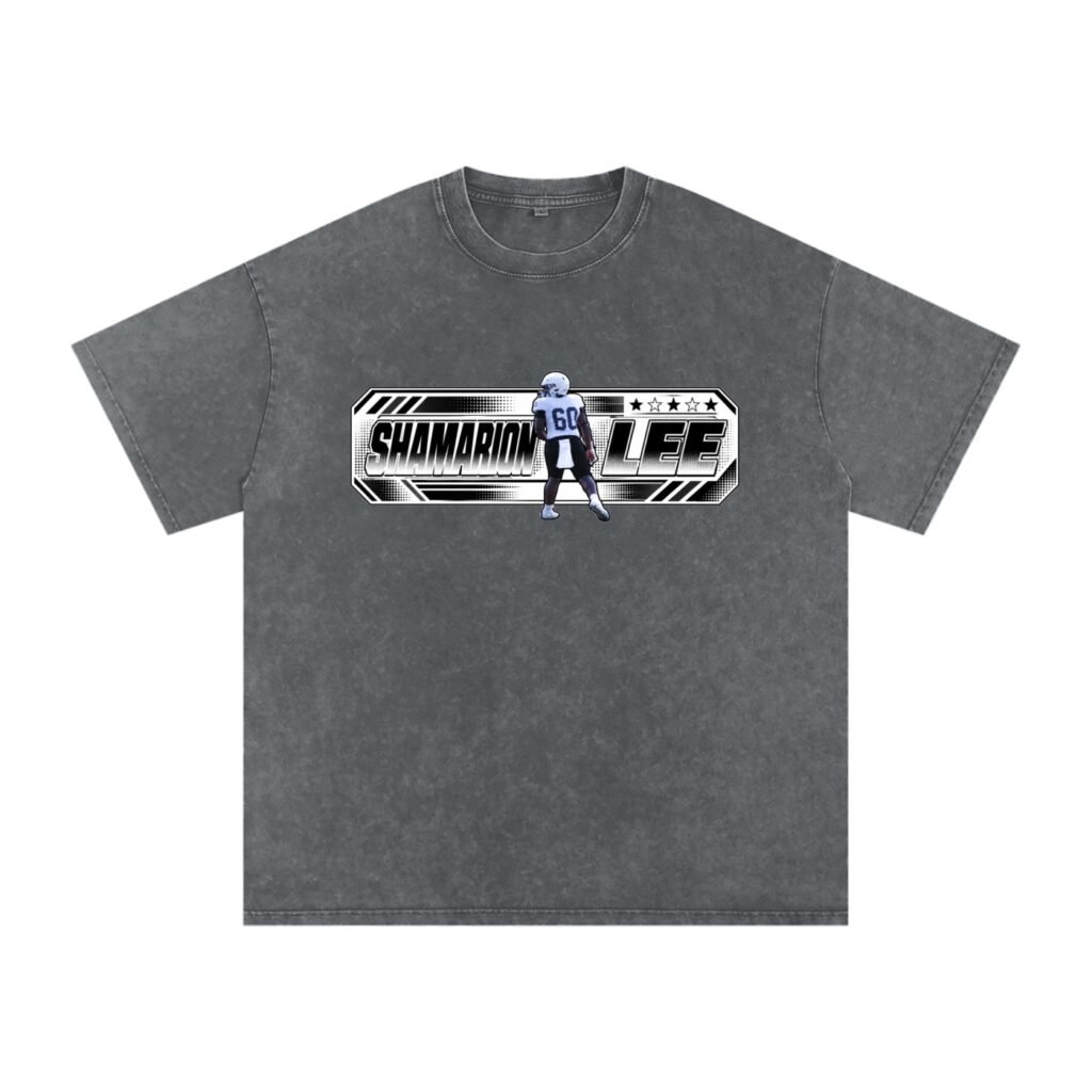 Shamarion Lee Snow Washed Oversized TEE