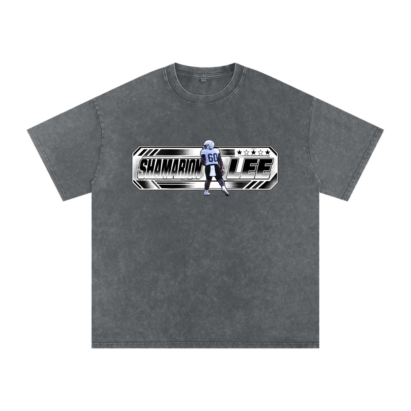 Shamarion Lee Snow Washed Oversized TEE - Image 4