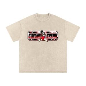 Giovonni Spann Snow Washed Oversized TEE - Image 3