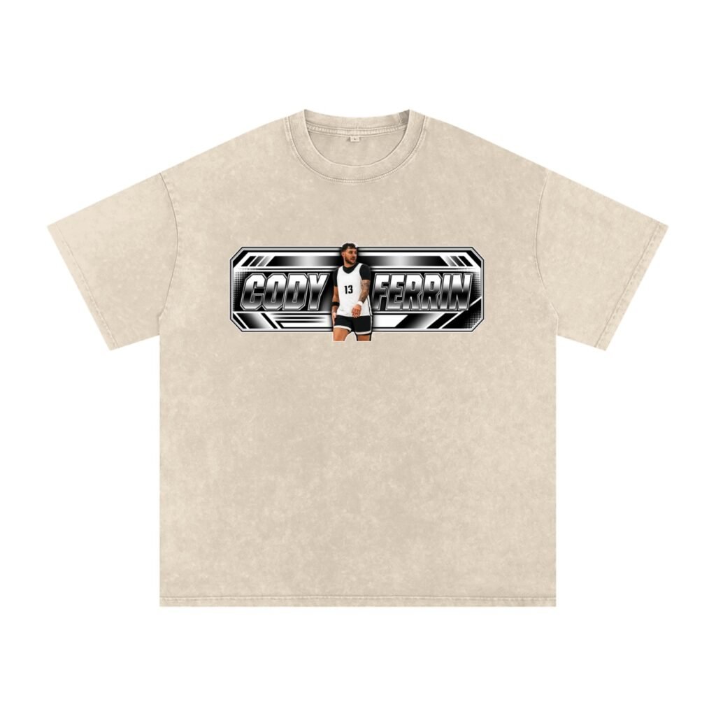 Cody Ferrin  Snow Washed Oversized TEE