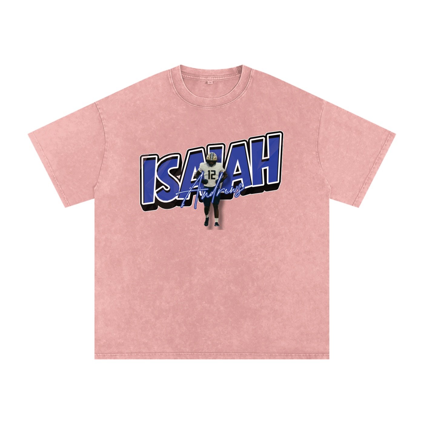 Isaiah Andrews  Snow Washed Oversized TEE - Image 9