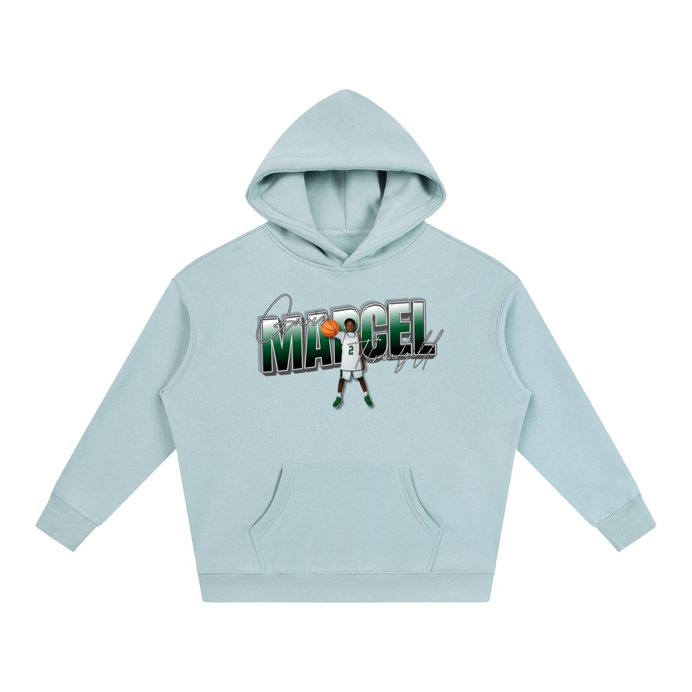 Gavin Marcel Threadgill  Oversize Fleeced Hoodie - Image 3