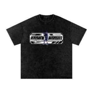 kaymen marshall Snow Washed Oversized TEE - Image 1