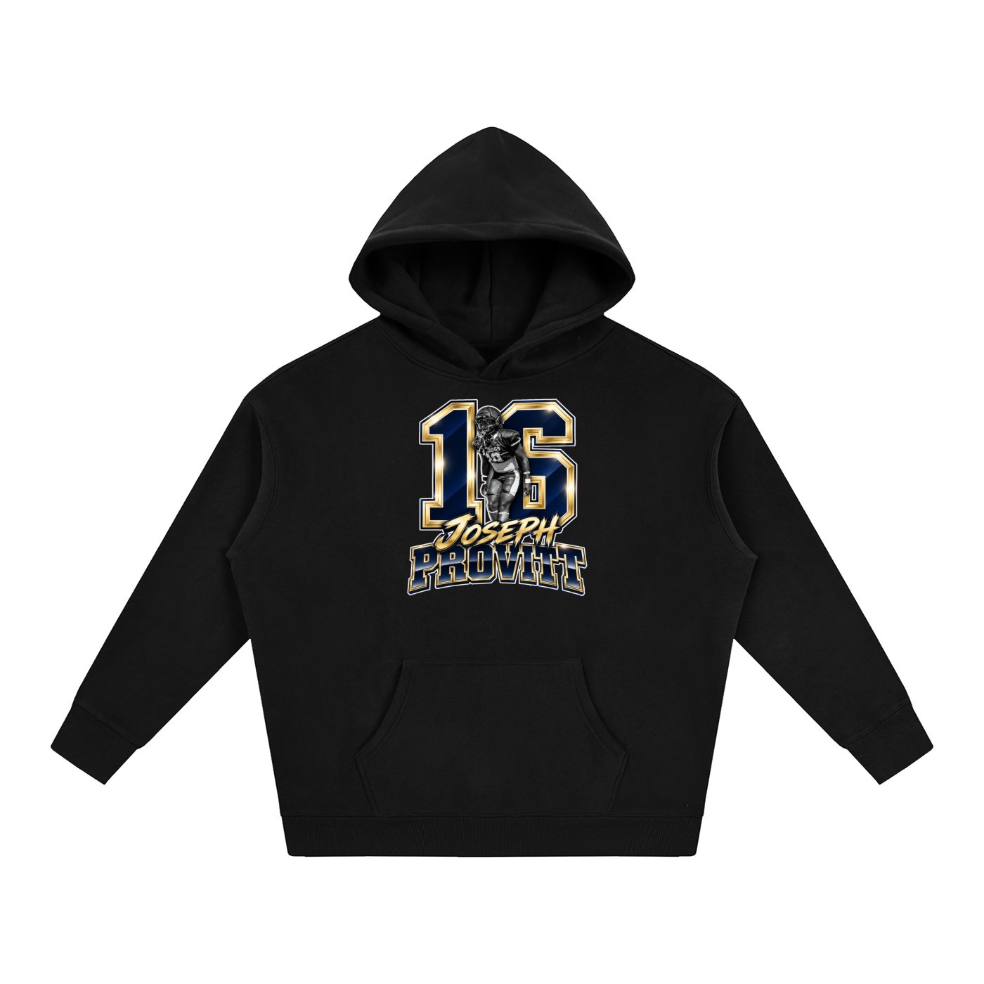Joseph Provitt  Oversize Fleeced Hoodie - Image 1