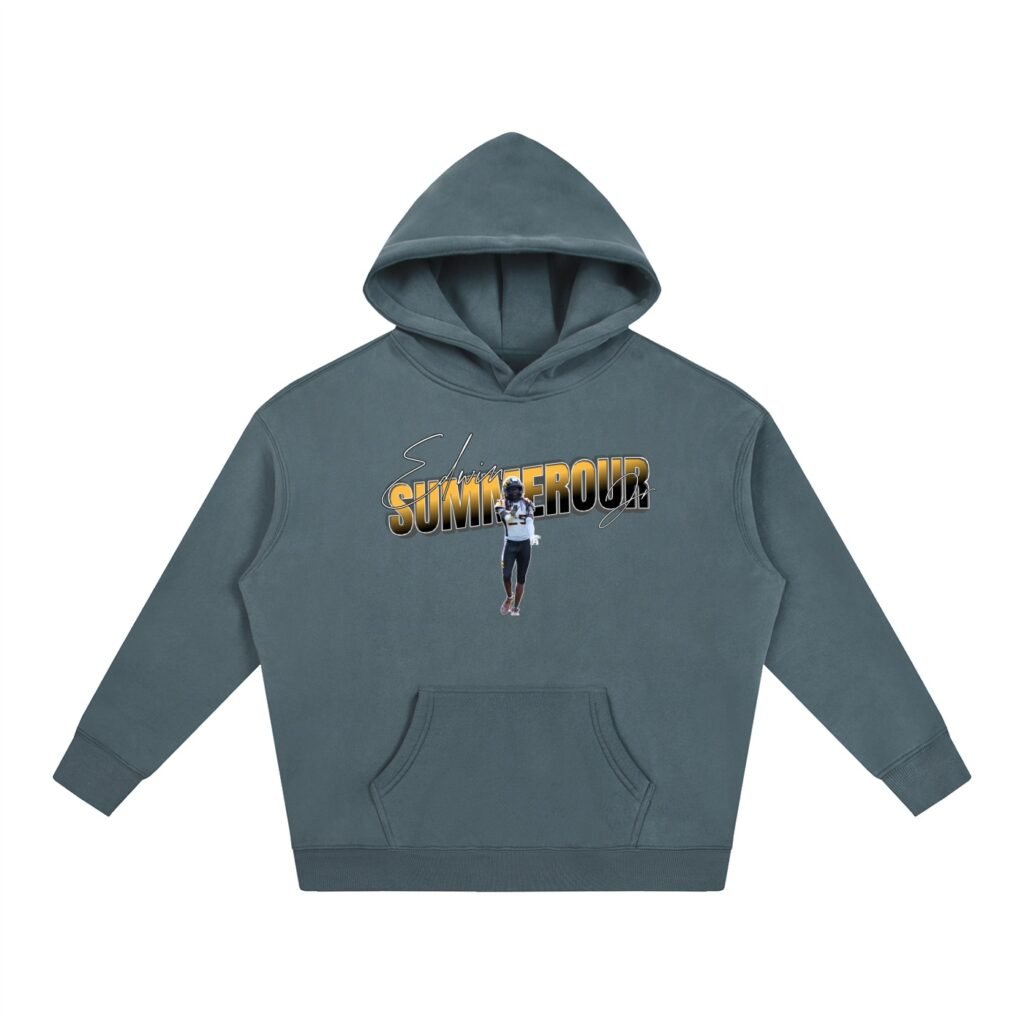 Edwin summerour jr Oversize Fleeced Hoodie