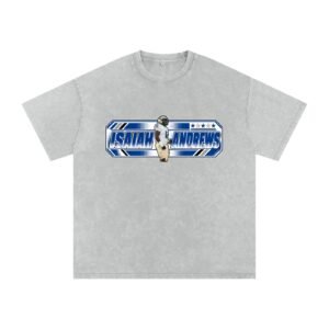 Isaiah Andrews Snow Washed Oversized TEE - Image 3