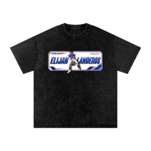 Elijah Landeros Snow Washed Oversized TEE - Image 1