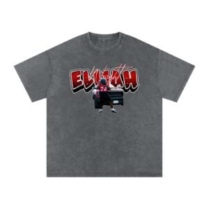 Elijah Wright  Snow Washed Oversized TEE - Image 4