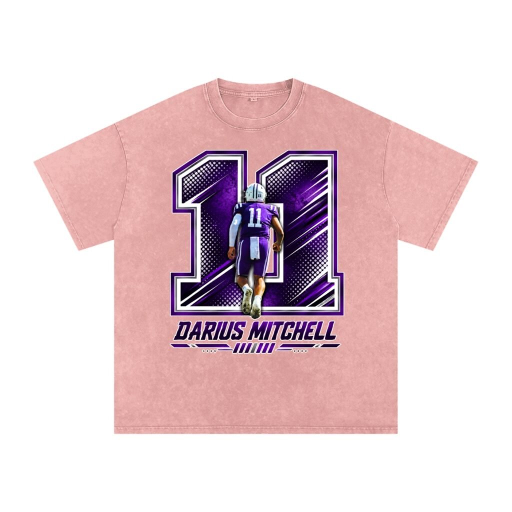 Darius Mitchell Snow Washed Oversized TEE