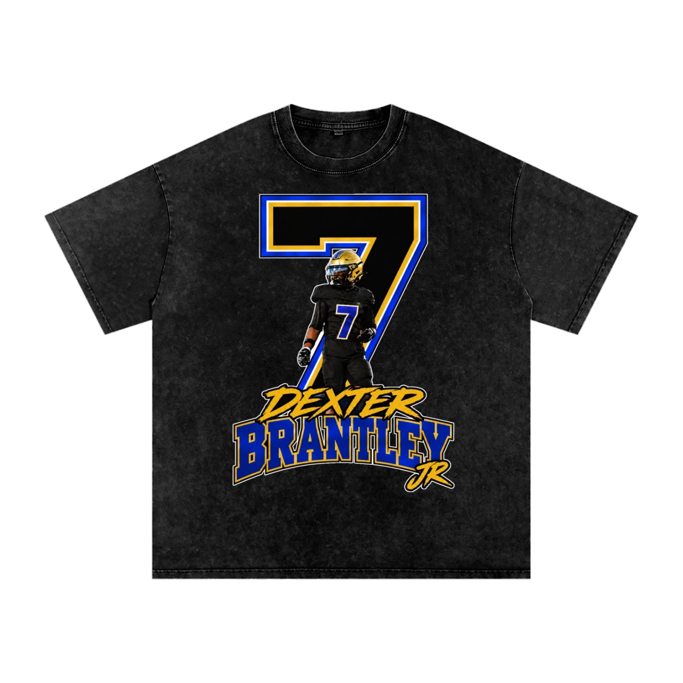 Dexter Brantley Jr, Snow Washed Oversized TEE - Image 1
