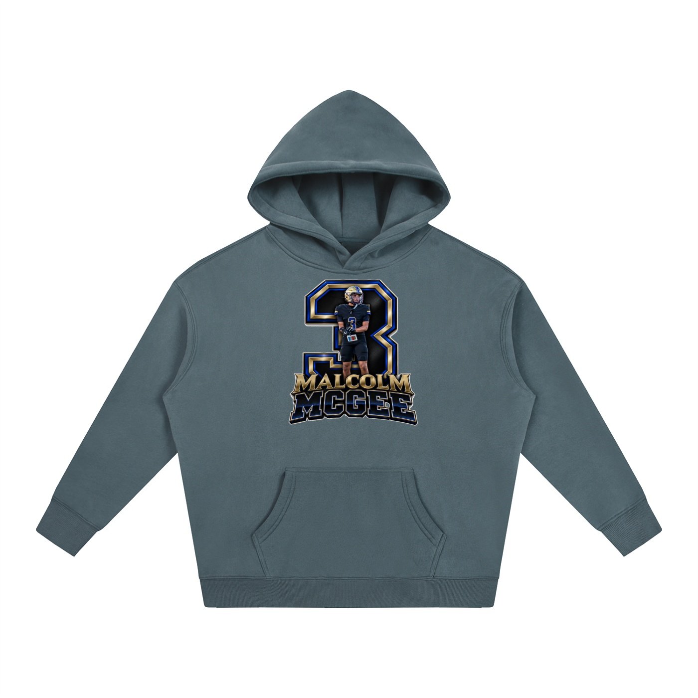 Malcolm McGee Oversize Fleeced Hoodie - Image 4
