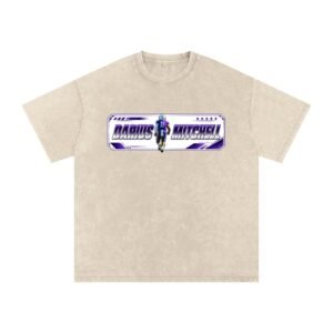 Darius Mitchell Snow Washed Oversized TEE - Image 2