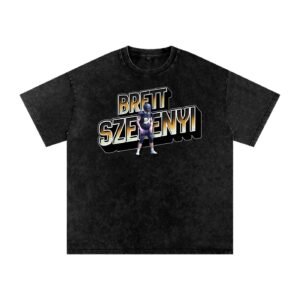 brett szelenyi Snow Washed Oversized TEE - Image 1