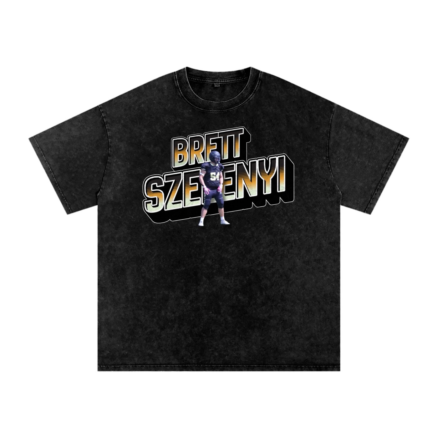 brett szelenyi Snow Washed Oversized TEE - Image 1