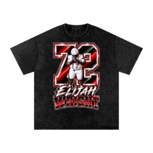 Elijah Wright  Snow Washed Oversized TEE - Image 1