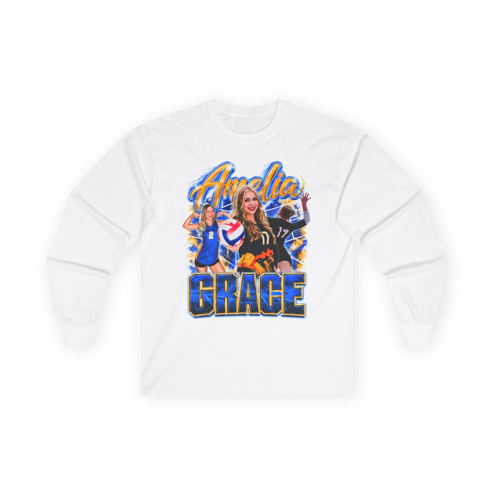 Amelia Grace Unisex Cotton Long Sleeve Tee - Image 2
