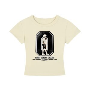 Amias Jordan collier Women's CropTop - Image 4