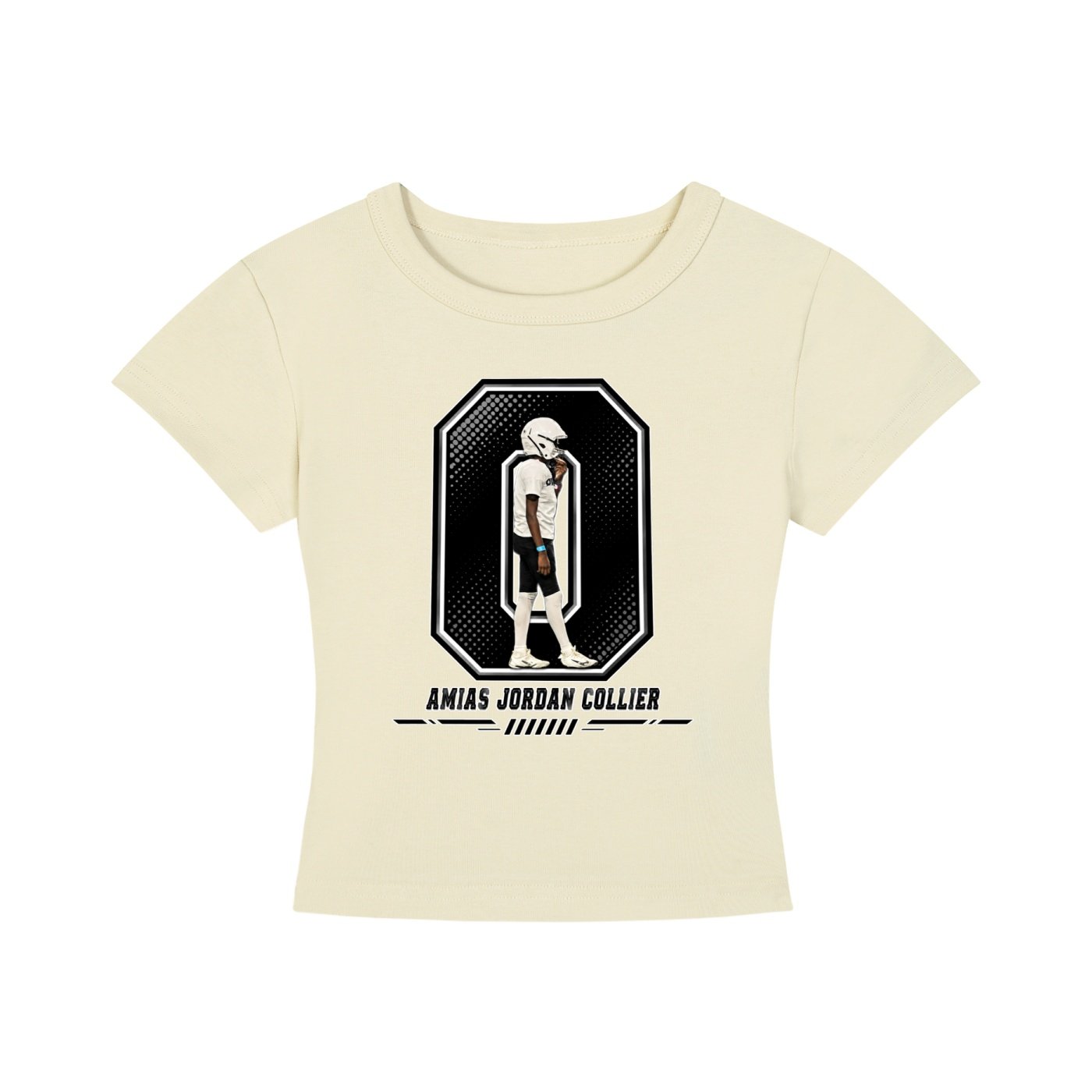 Amias Jordan collier Women's CropTop - Image 4