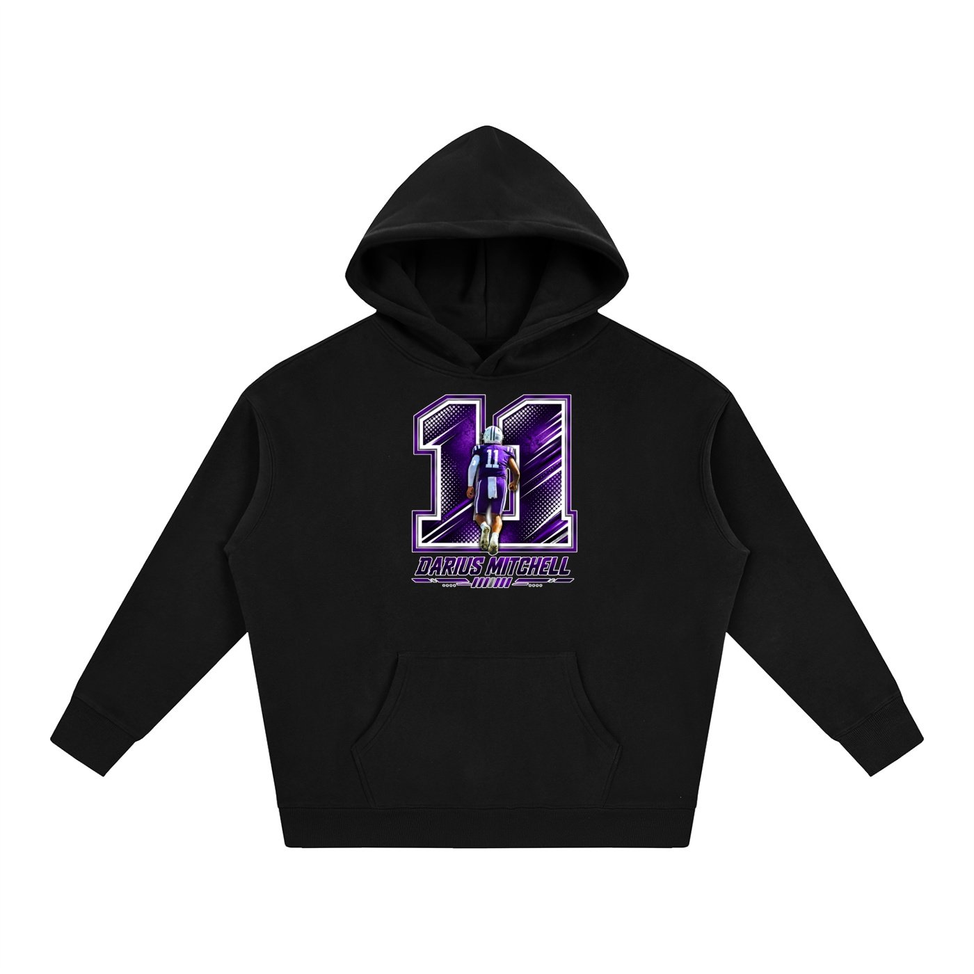 Darius Mitchell Oversize Fleeced Hoodie - Image 1