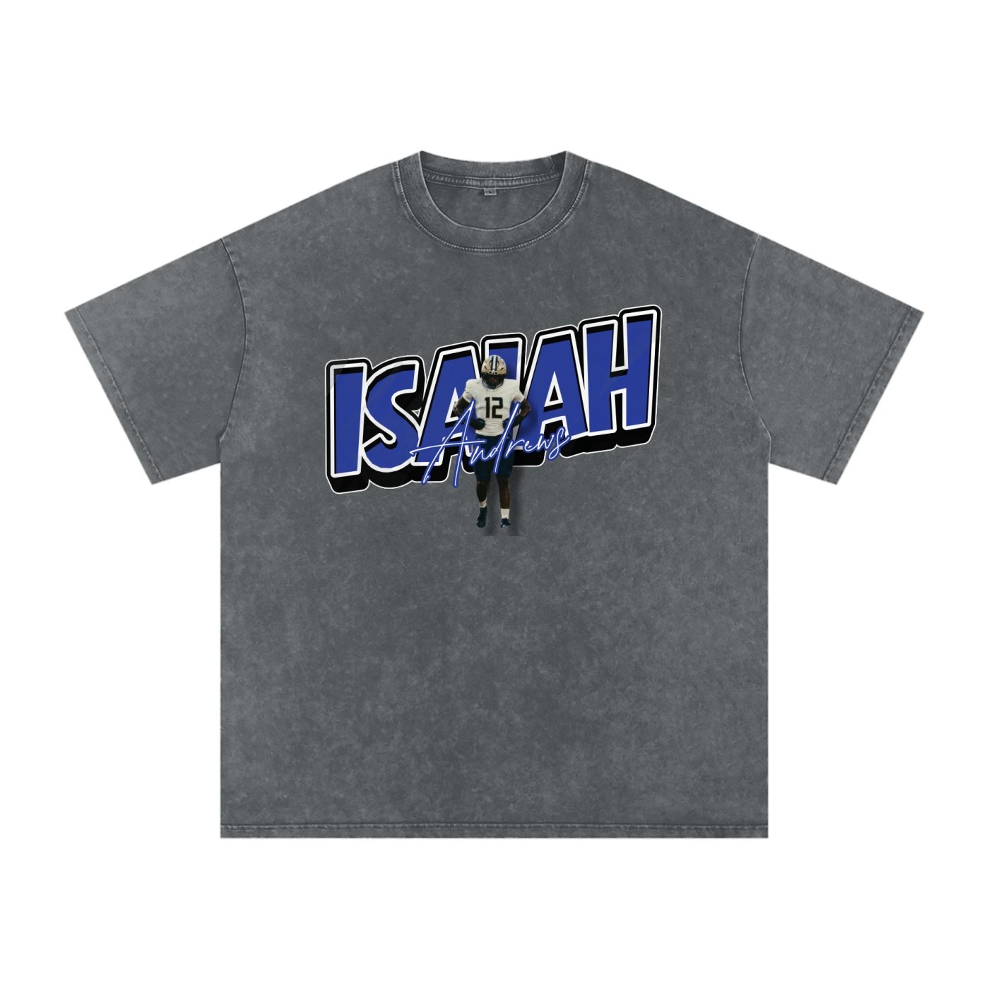 Isaiah Andrews  Snow Washed Oversized TEE - Image 7
