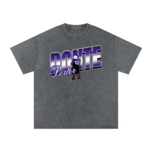 Donte Porter ll Snow Washed Oversized TEE - Image 4