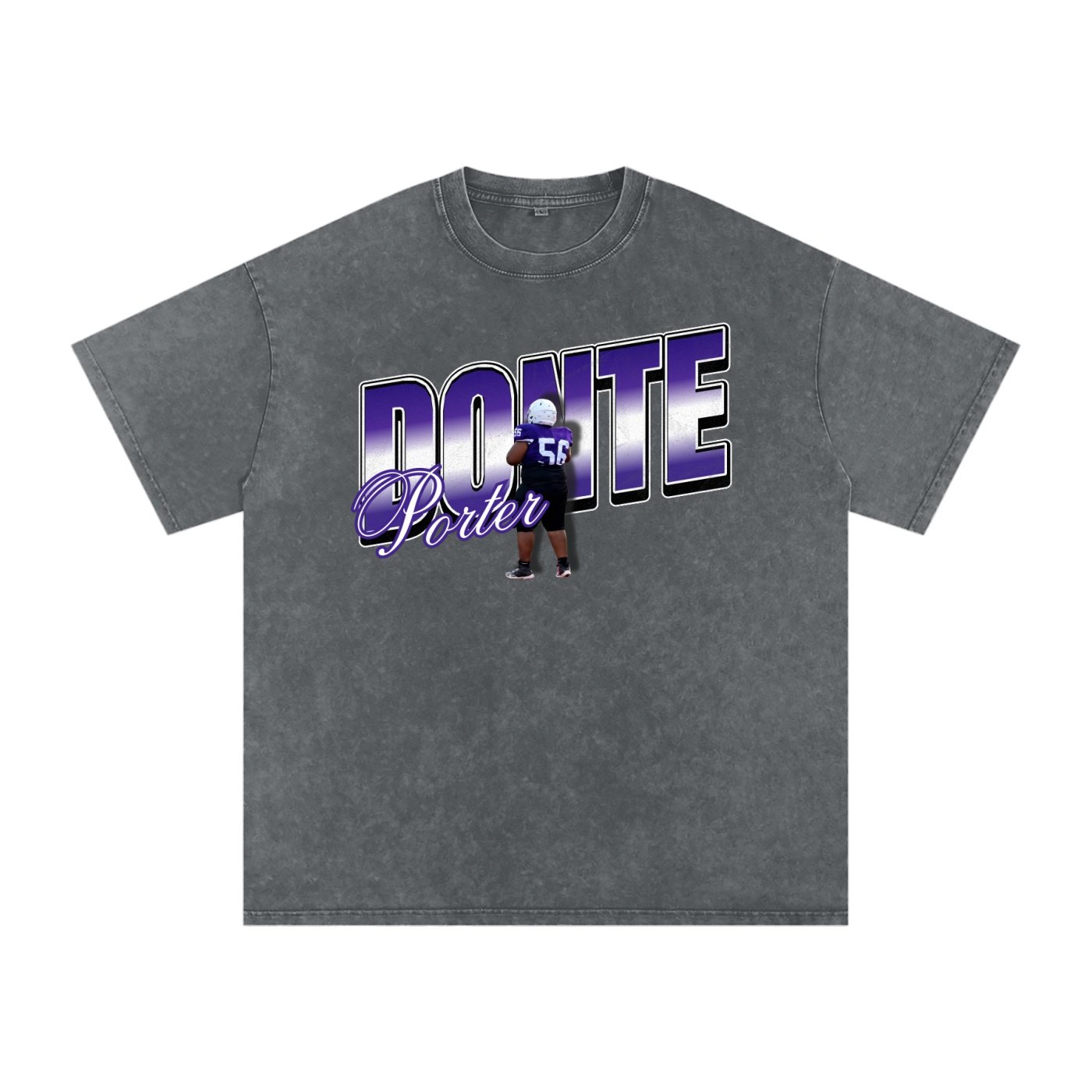 Donte Porter ll Snow Washed Oversized TEE - Image 4