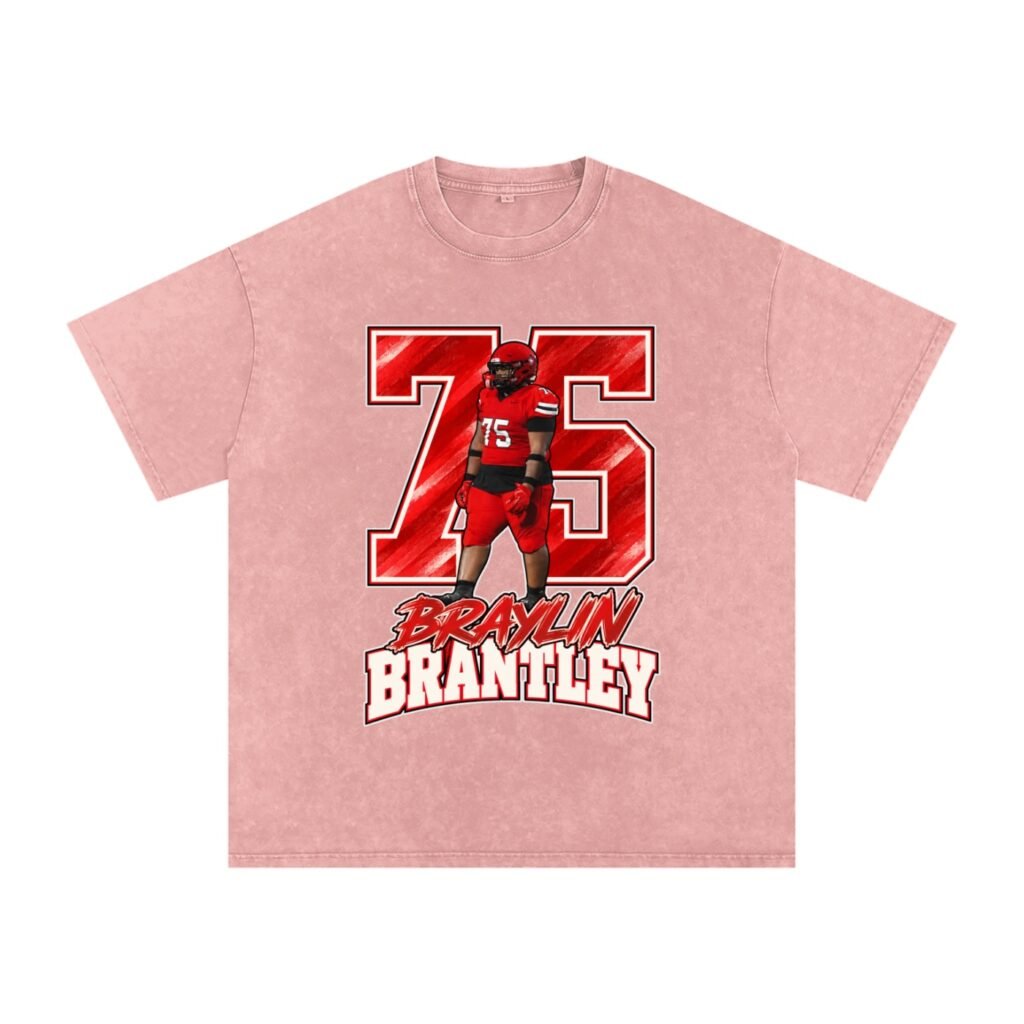 Braylin Brantley Snow Washed Oversized TEE
